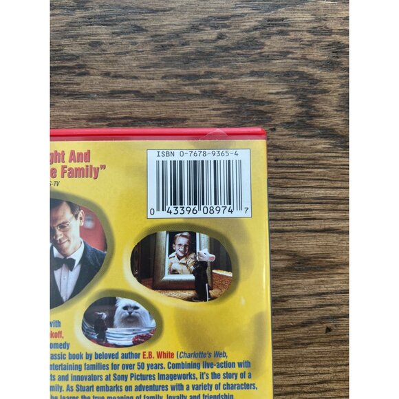 Stuart Little 1999 DVD Deluxe Edition Family Hugh Laurie Geena Davis Pre-Owned - Picture 4 of 4